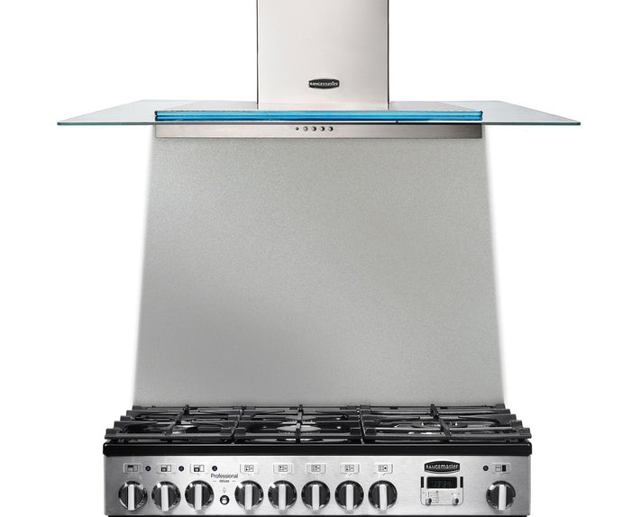 Rangemaster 90 Toledo Splashback Stainless Steel front view