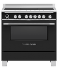 Fisher & Paykel OR90SCI6B1 90cm Series 9 Classic 5 Zone Induction Pyrolytic Freestanding Cooker