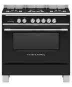 Fisher & Paykel OR90SCG4B1 90cm Series 7 Classic Dual Fuel 5 Burner Freestanding Cooker
