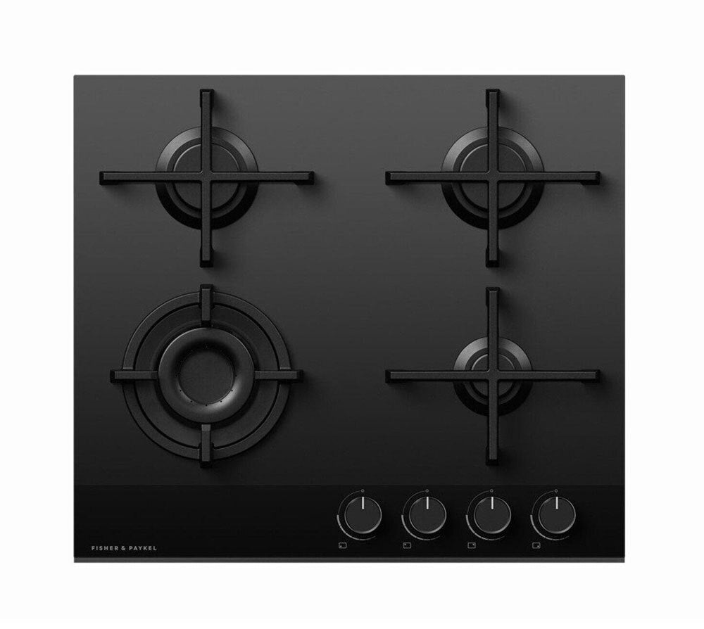 Fisher & Paykel CG604DNGGB4 60cm Series 9 4 Burner Gas Hob