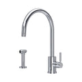 Perrin & Rowe Juliet Single Lever Sink Mixer with Rinse 4012 – Chrome