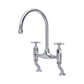 Perrin & Rowe Ionian Bridge Sink Mixer (Crosstop) 4192 – Chrome
