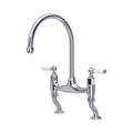 Perrin & Rowe Ionian Bridge Sink Mixer (Lever) 4193 – Chrome