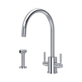 Perrin & Rowe Juliet Round Monobloc Sink Mixer with Rinse 4312 – Chrome