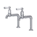 Perrin & Rowe Ionian Lever Bibcock Taps 4332 – Chrome