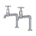 Perrin & Rowe Ionian Crosstop Bibcock Taps 4338 – Chrome