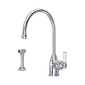 Perrin & Rowe Phoenician Monobloc Sink Mixer with Rinse (Single Lever) 4346 – Chrome