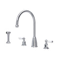 Perrin & Rowe Phoenician Widespread Sink Mixer with Rinse 4376 – Chrome