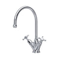 Perrin & Rowe Phoenician Monobloc Sink Mixer (Crosstop) 4385 – Chrome