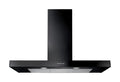 Rangemaster 90 Flat Hood Black Cooker Hood front view