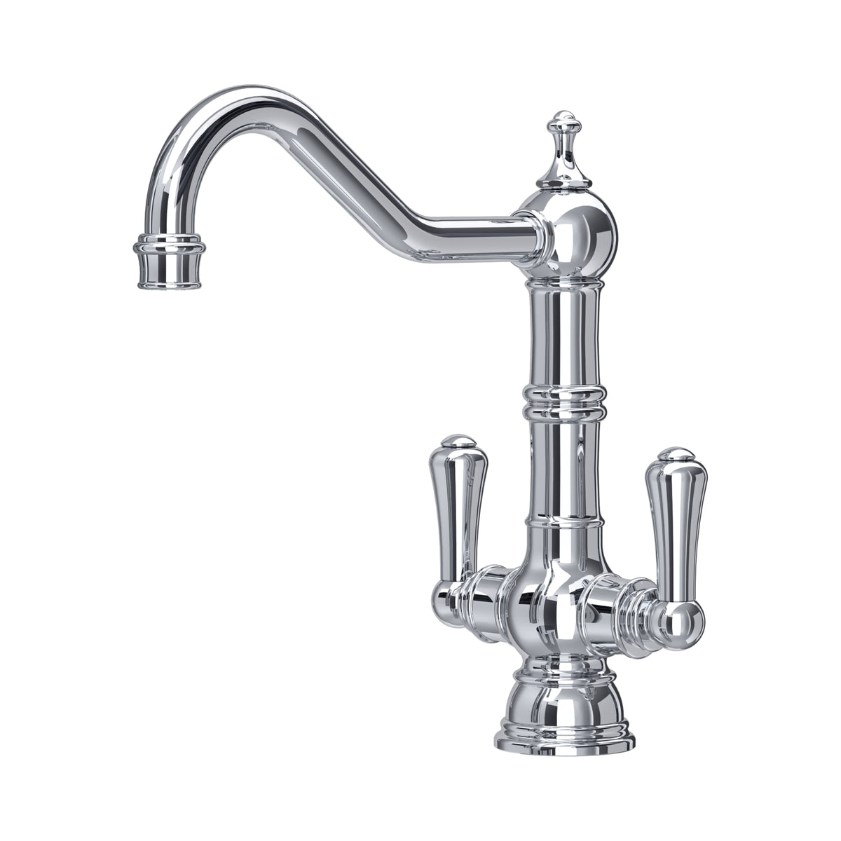 Perrin & Rowe Provence Monobloc Sink Mixer (Dual Lever) 4761 – Chrome