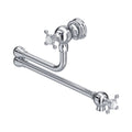 Perrin & Rowe Pot Filler with Crosstop Handles 4798 – Chrome