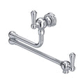 Perrin & Rowe Pot Filler with Lever Handles 4799 – Chrome