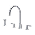 Perrin & Rowe Langbourn Widespread Sink Mixer with Rinse 4891 – Chrome