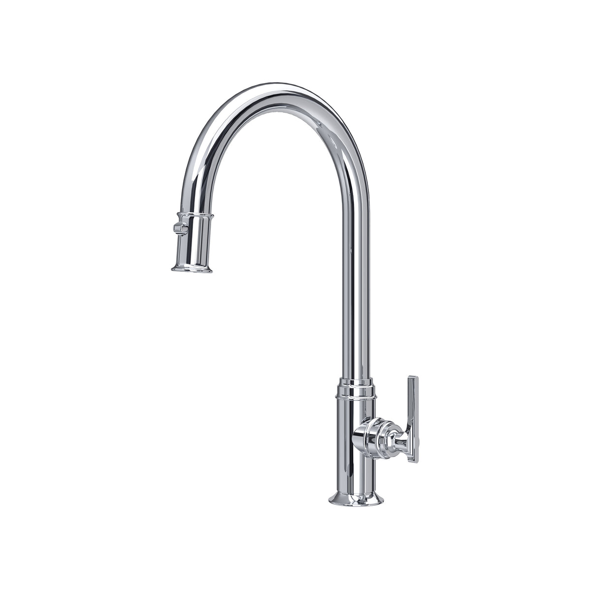 Perrin & Rowe Southbank Monobloc Sink Mixer with Pull-Down Rinse 4944 – Chrome