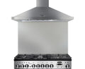 Rangemaster 90 Splashback Stainless Steel front view