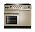 Rangemaster Professional+ 100cm Induction Cream with Chrome trim Range Cooker front view