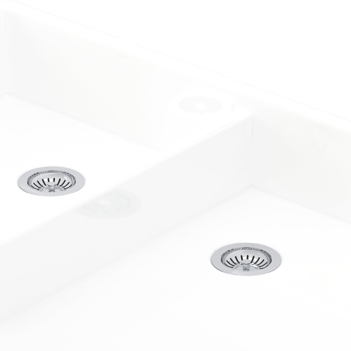 Perrin & Rowe Double Bowl Waste Kit (No Overflow) 6490 – Chrome