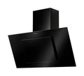 Rangemaster 100 Opal Hood Black / Chrome Cooker Hood front view
