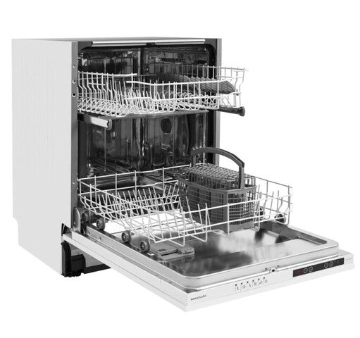 Rangemaster T60 Integrated Dishwasher 60cm with 12 place settings front view