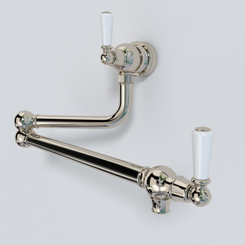 Bidbury & Co Aldsworth Pot Filler — Polished Nickel