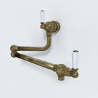Bidbury & Co Aldsworth Pot Filler — Patinated Brass