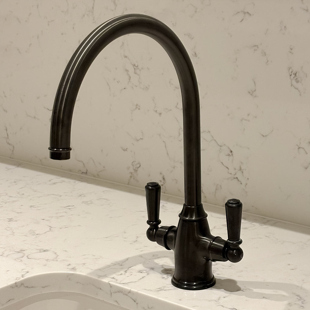 Bidbury & Co Amesbury Kitchen Tap — Blackened Brass