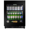 CELLA BV30B-TO undercounter drinks fridge – Black glass