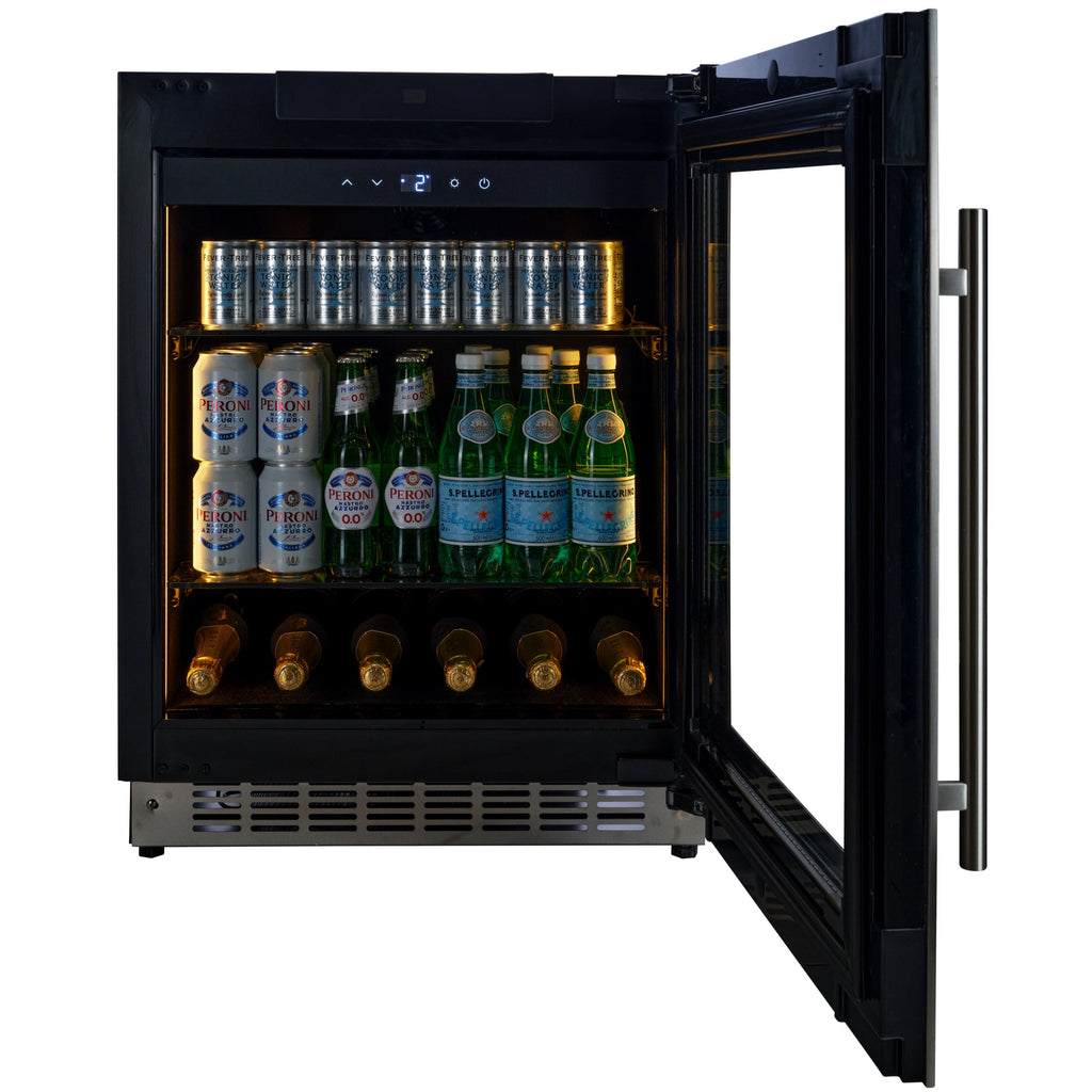 CELLA BV34-SSH undercounter drinks fridge – Stainless steel