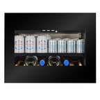 CELLA BVI-17B-TO integrated drinks fridge – Black glass