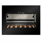 CELLA BVI-17B-TO integrated drinks fridge – Black glass