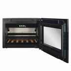 CELLA BVI-17B-TO integrated drinks fridge – Black glass