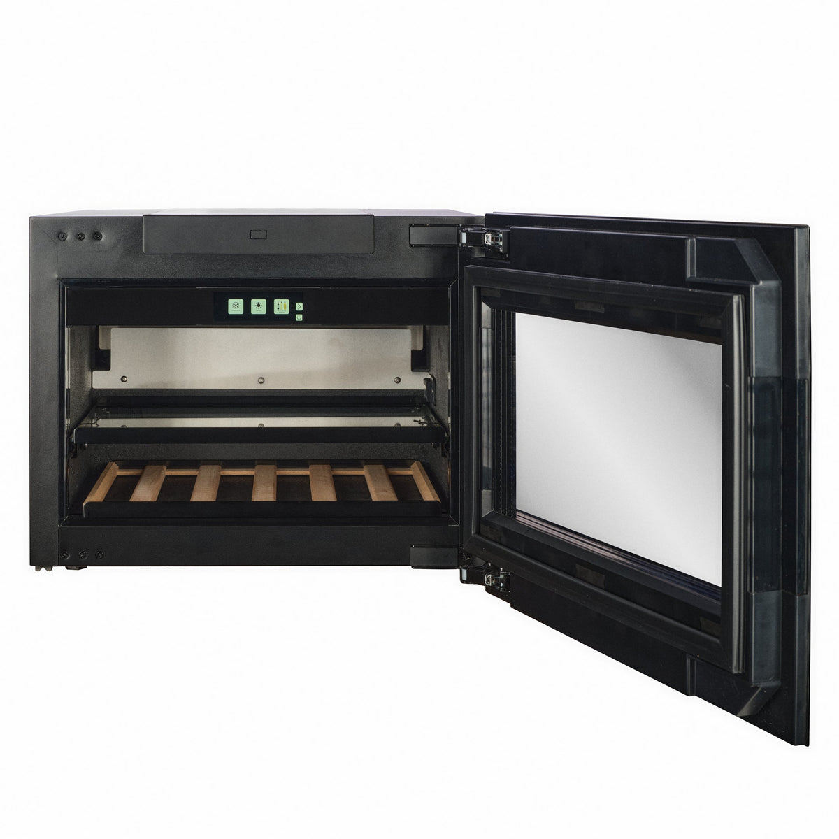 CELLA BVI-17B-TO integrated drinks fridge – Black glass