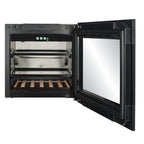 CELLA BVI-24B-TO integrated drinks fridge – Black glass