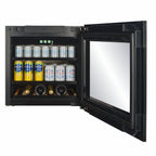 CELLA BVI-24B-TO integrated drinks fridge – Black glass