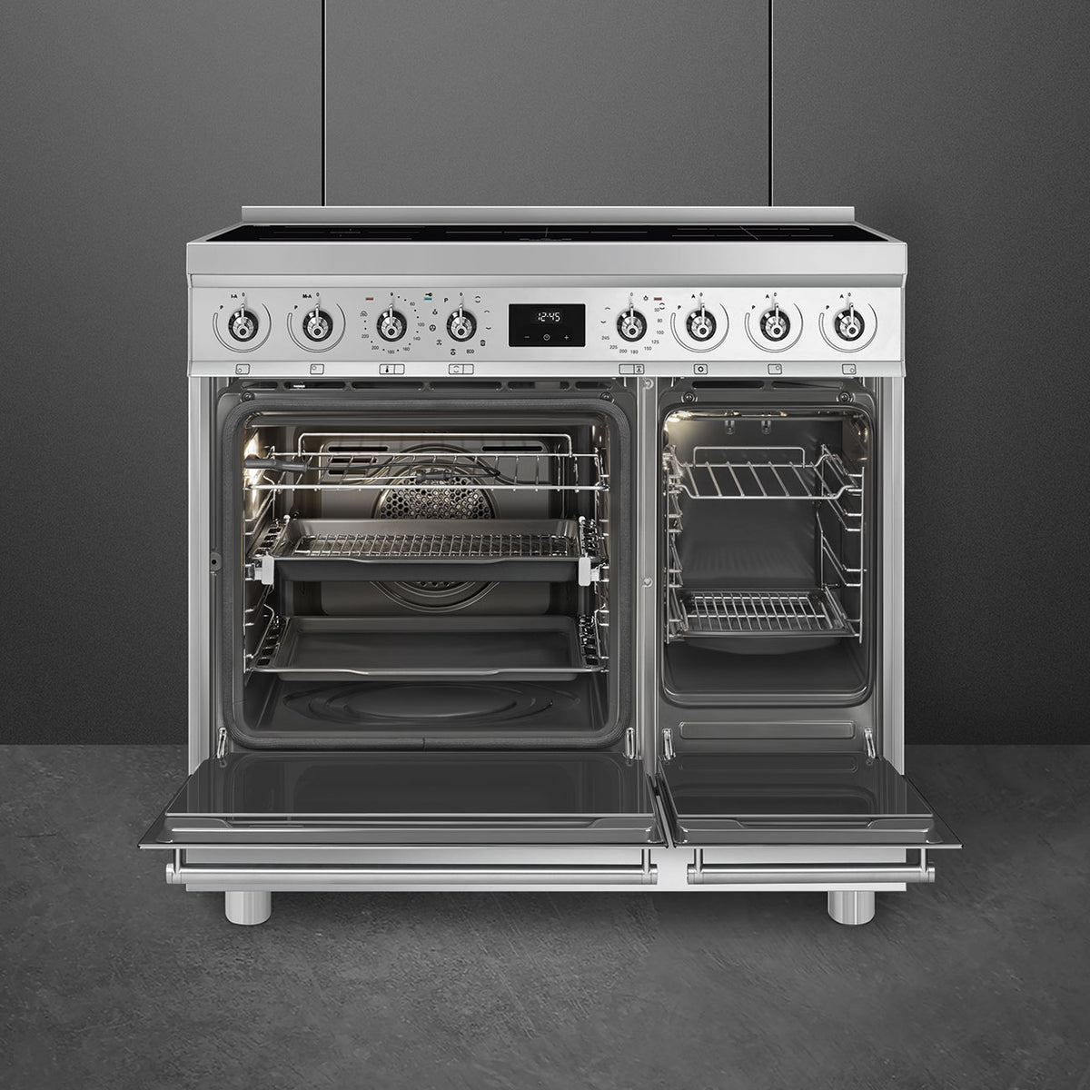 90x60 cm Symphony Classic Full Electric Cooker with Induction Hob