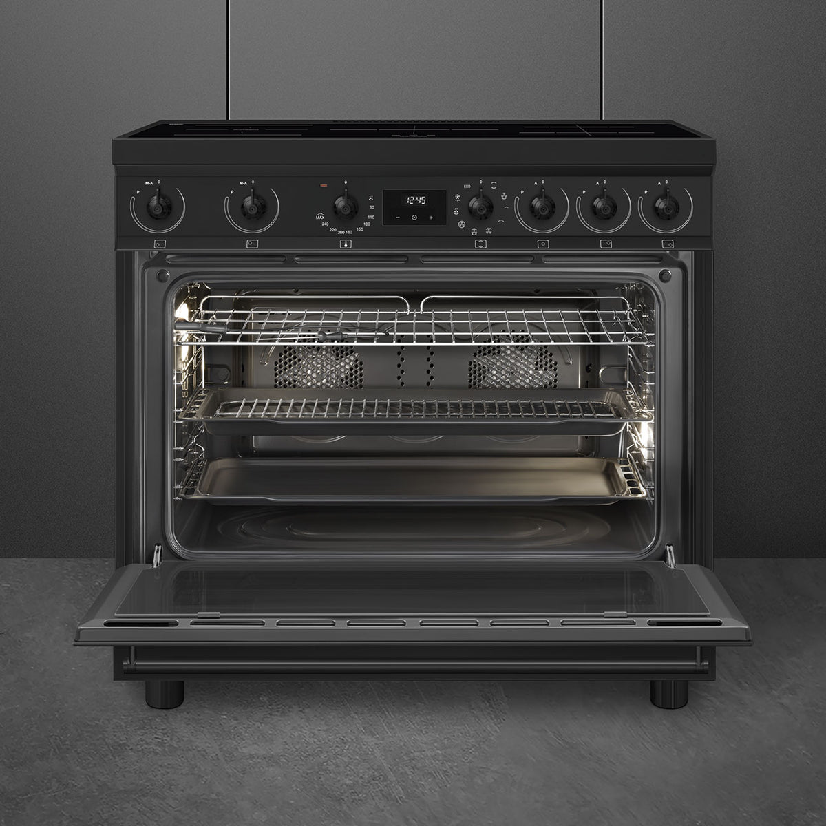 90x60 cm Symphony Classic Full Electric Cooker with Induction Hob