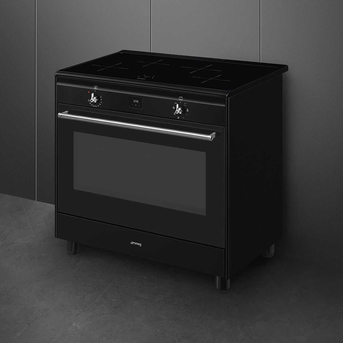 90x60 cm Concert Classic Full Electric Cooker with Induction Hob