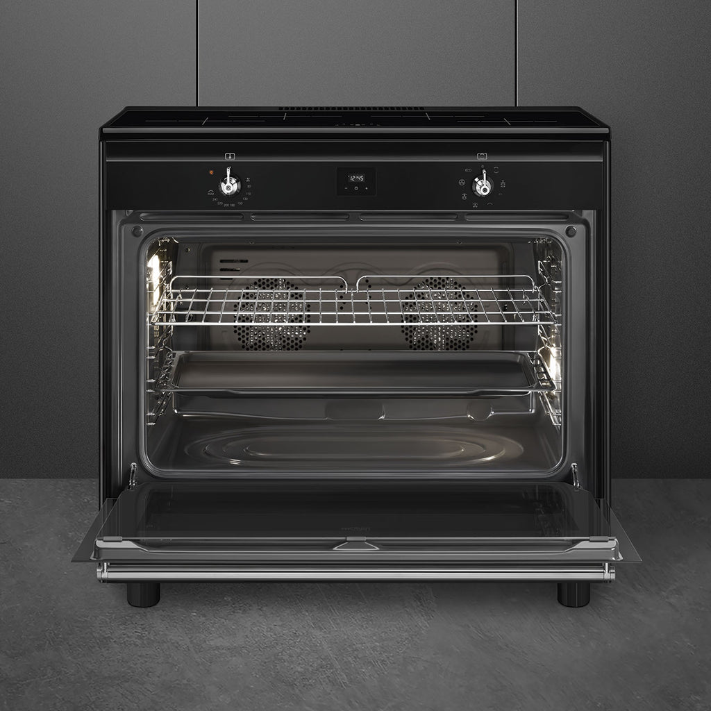 90x60 cm Concert Classic Full Electric Cooker with Induction Hob