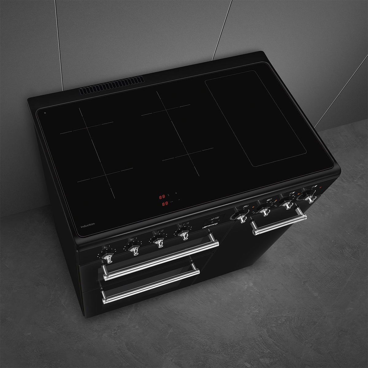 90x60 cm Concert Classic Full Electric Cooker with Induction Hob