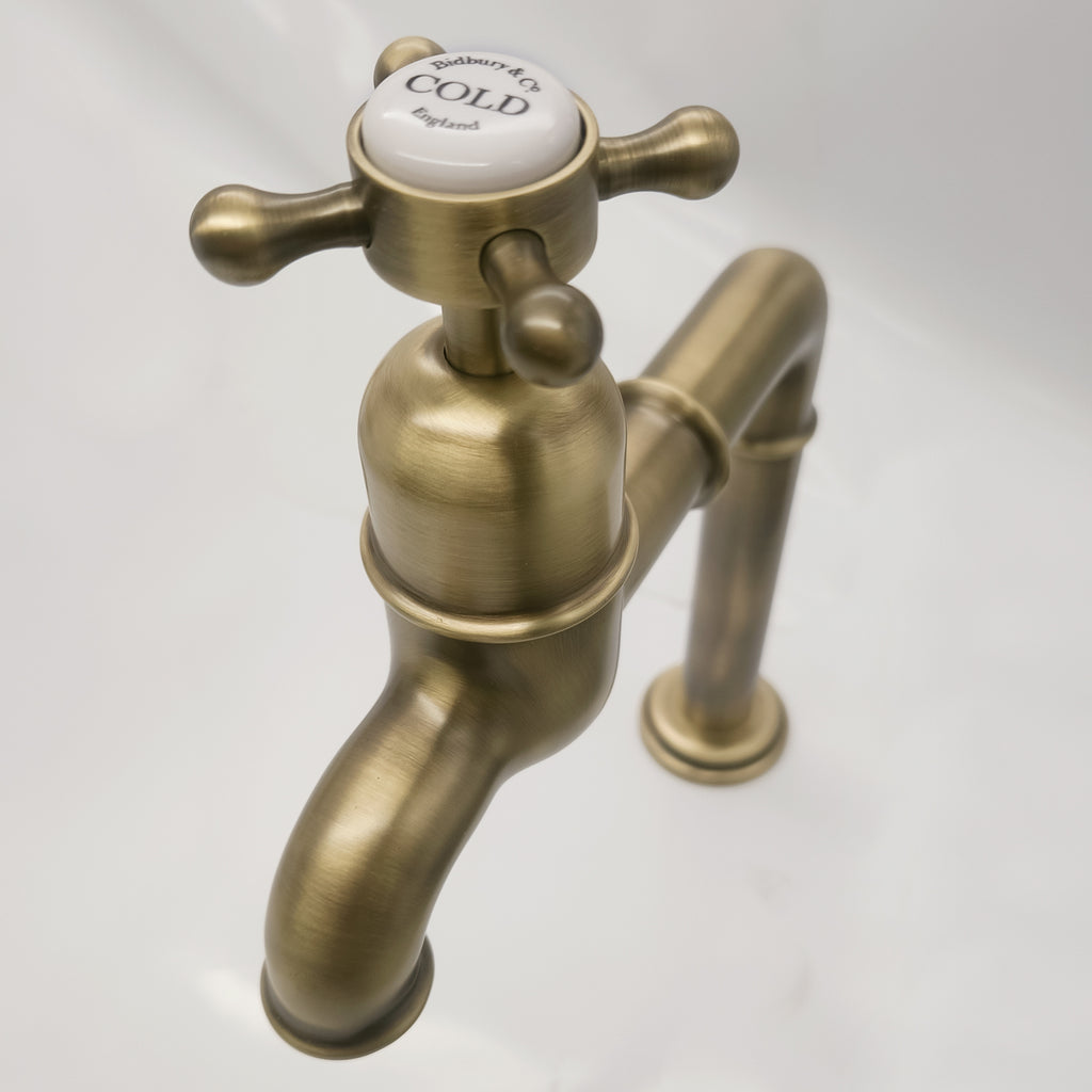 Bidbury & Co Caswell Kitchen Tap — Patinated Brass