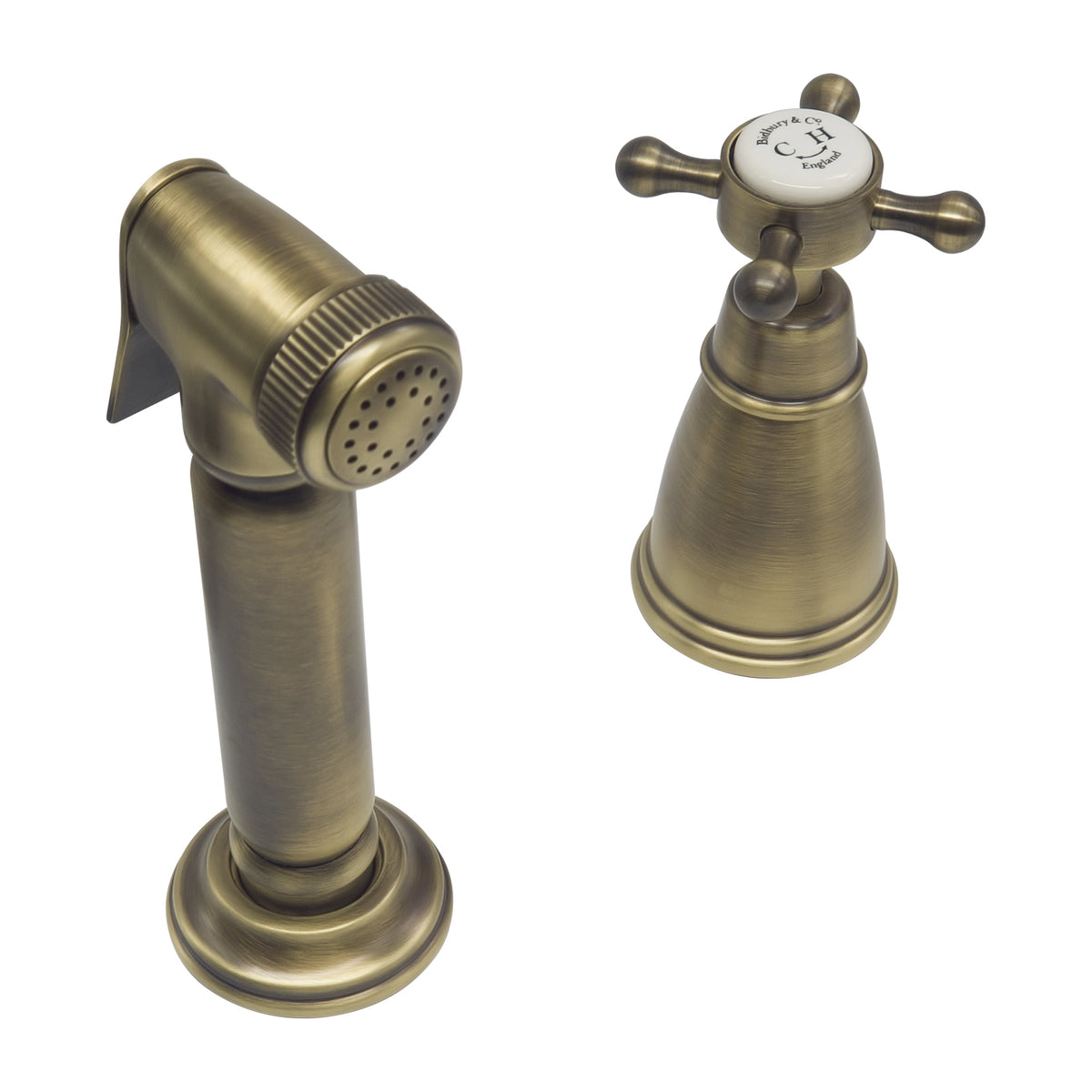 Bidbury & Co Chalford Kitchen Tap — Patinated Brass
