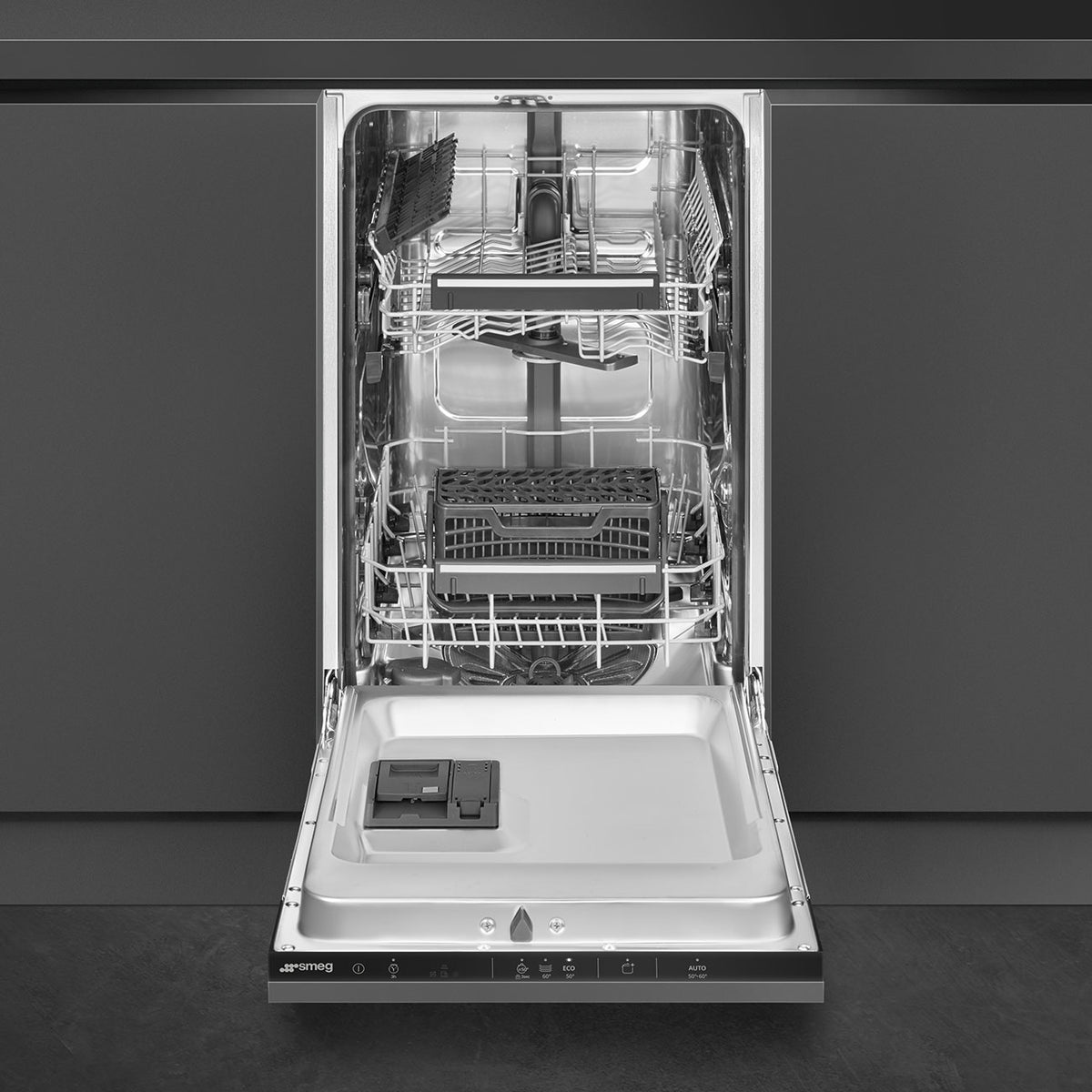 45 cm Fully-integrated built-in dishwasher, Black