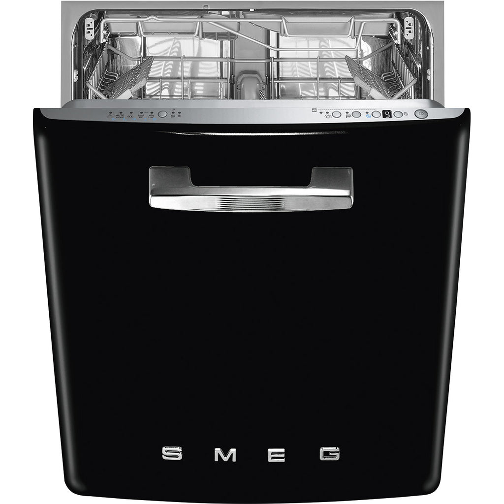 60 cm Retro Under counter built-in dishwasher, Black