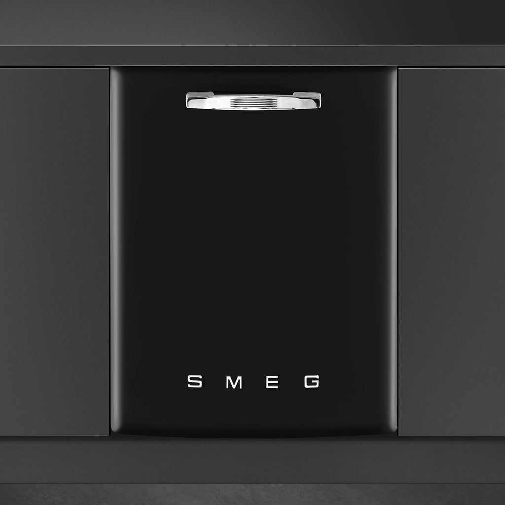 60 cm Retro Under counter built-in dishwasher, Black