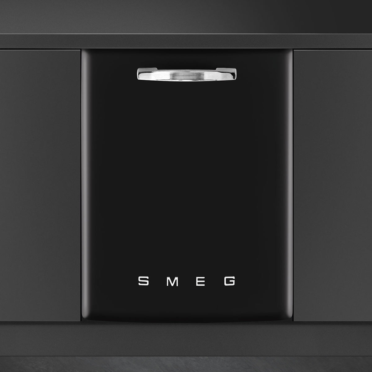 60 cm Retro Under counter built-in dishwasher, Black