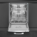 60 cm Retro Under counter built-in dishwasher, Black
