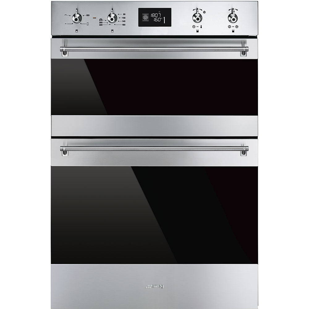Classic Built-In Double Oven, Stainless steel