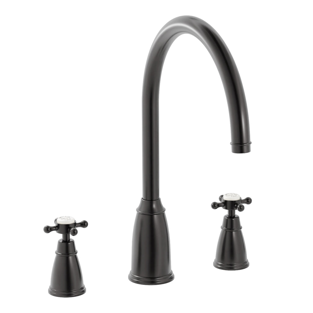 Bidbury & Co Ebley Kitchen Tap — Blackened Brass