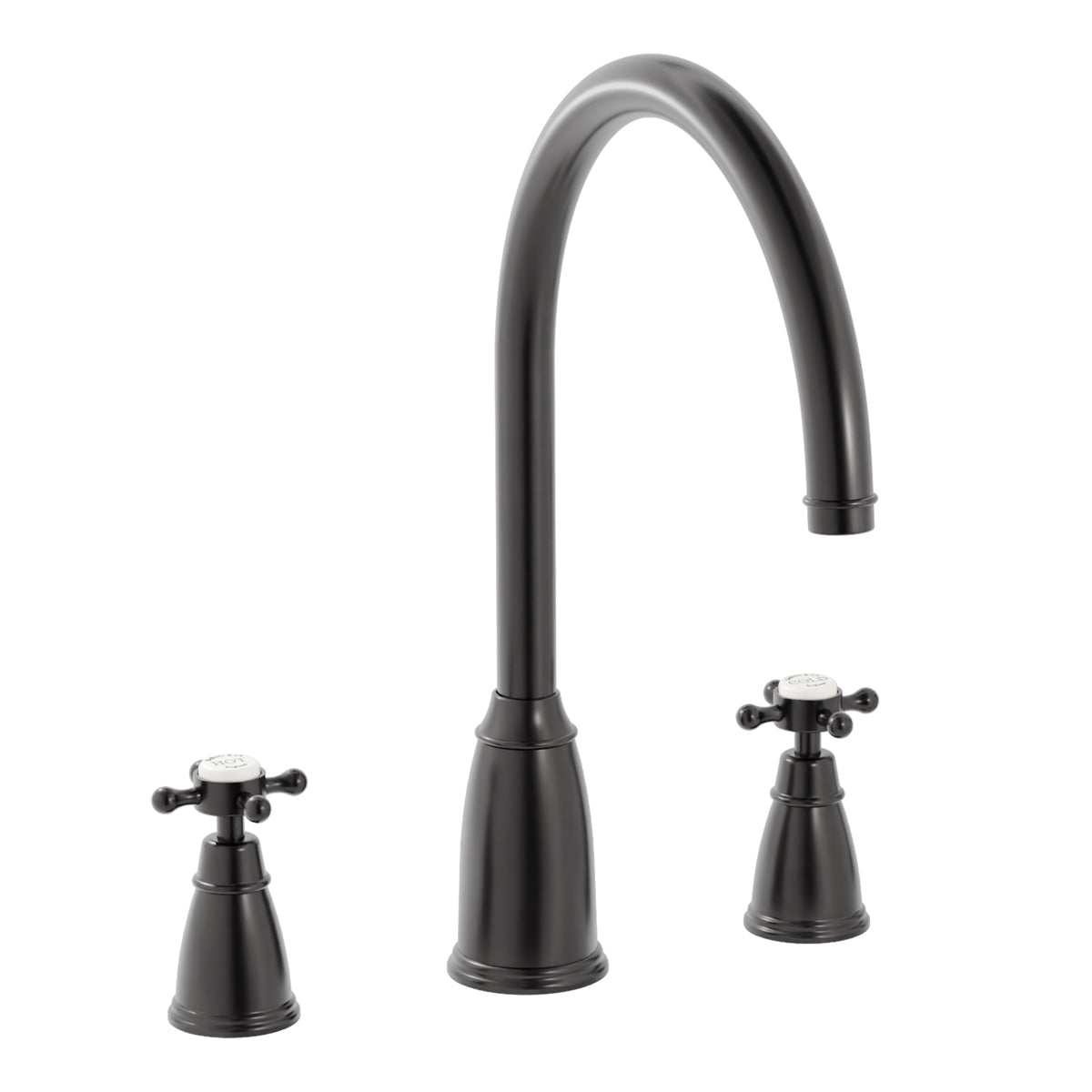 Bidbury & Co Ebley Kitchen Tap — Blackened Brass
